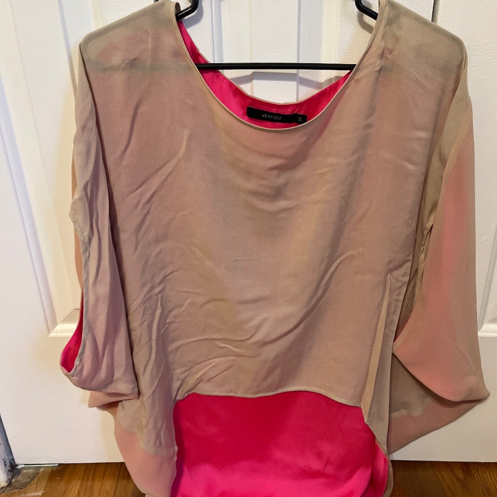 Flowy lined top!
